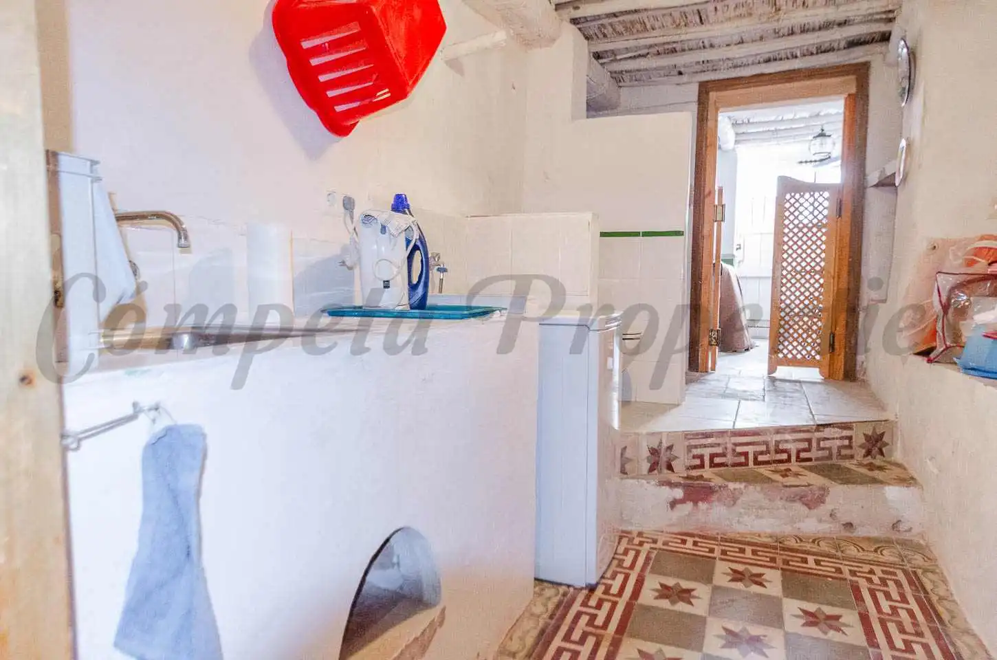 Cocina de Casa adosada en venta en Cómpeta con Terraza