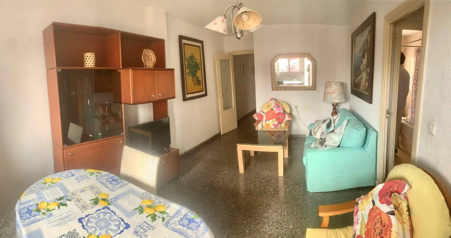 Living room of Apartments for sale in Murcia  with Storage room, Furnished and Balcony
