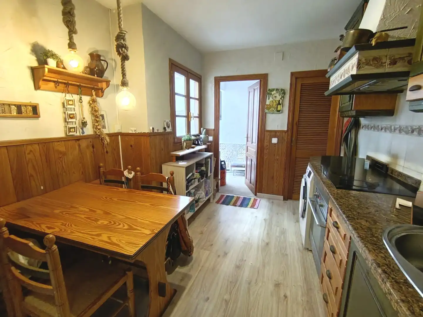 Cocina de Casa adosada en venta en Alhaurín de la Torre con Terraza, Balcón y Alarma