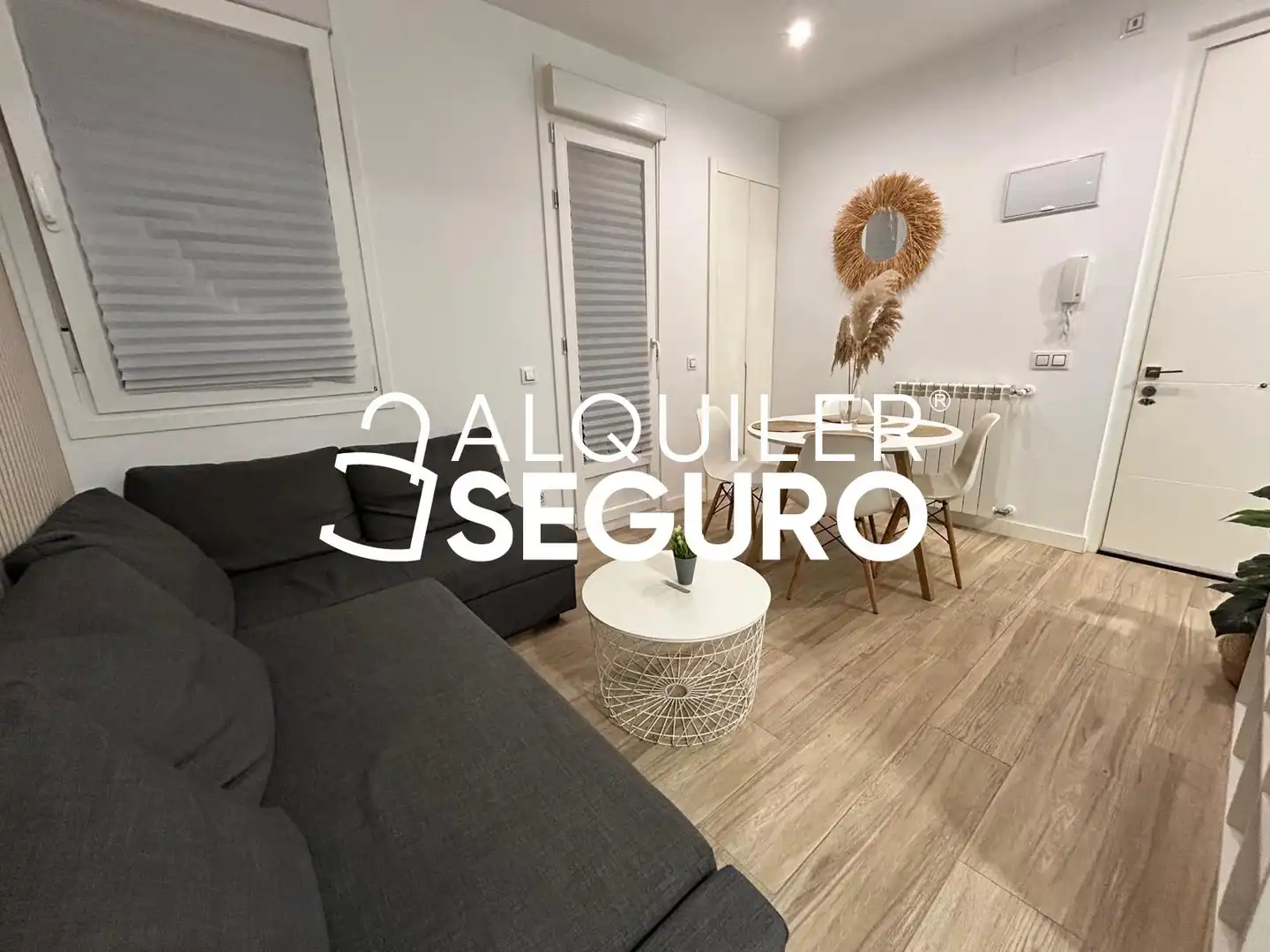 Wohnzimmer von Wohnung zur Miete in Madrid mit Heizung, Terrasse und Möbliert