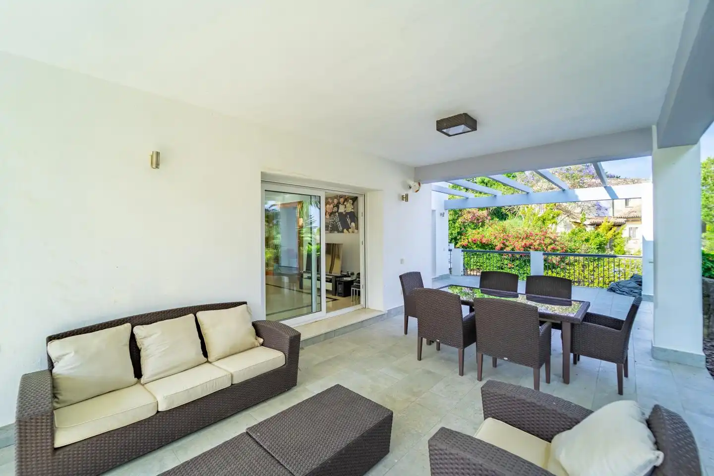 Terrassa de Casa o xalet en venda en Sotogrande amb Aire condicionat, Jardí privat i Terrassa