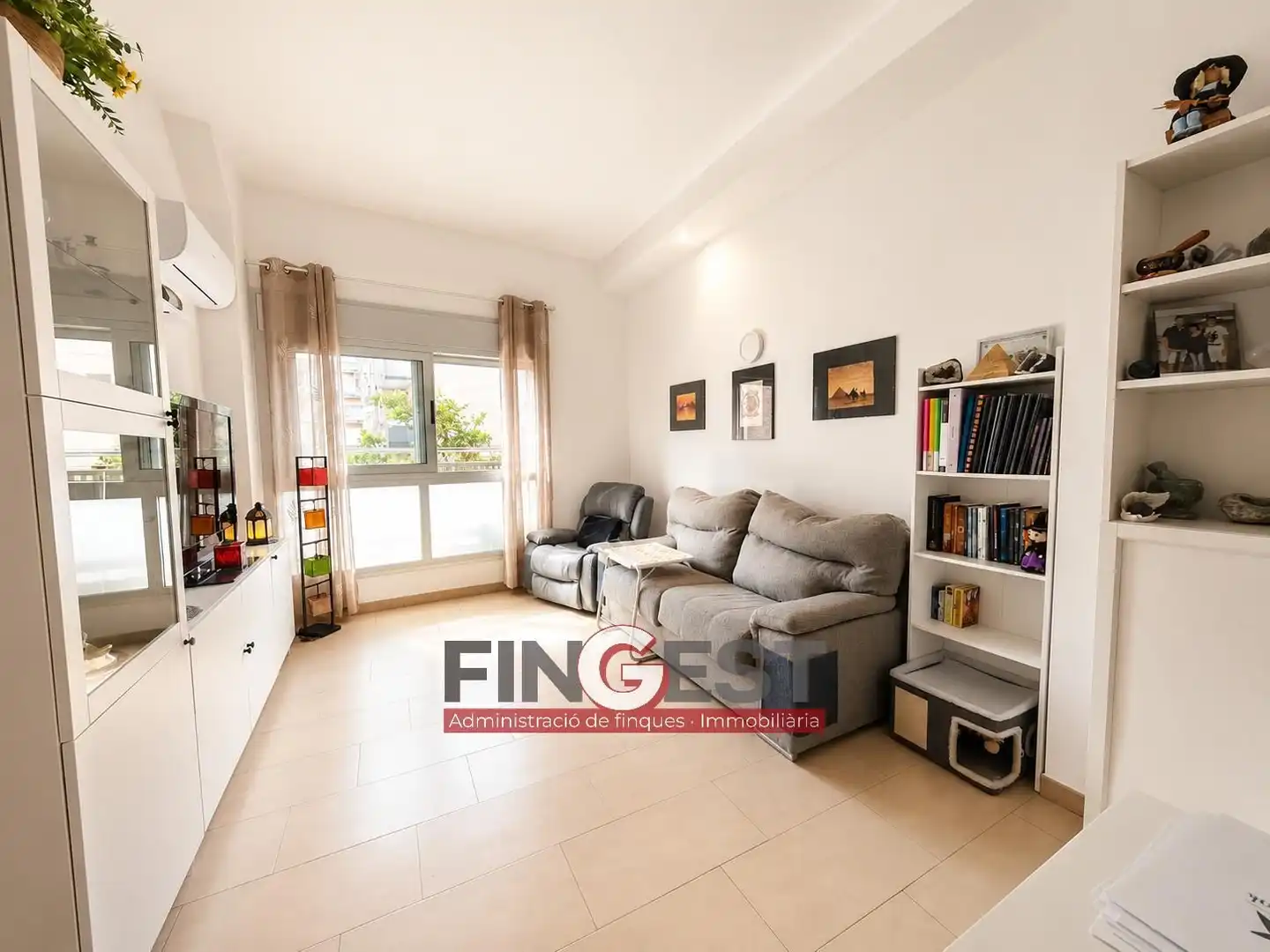 Sala de estar de Piso en venta en Blanes con Aire acondicionado y Jardín privado