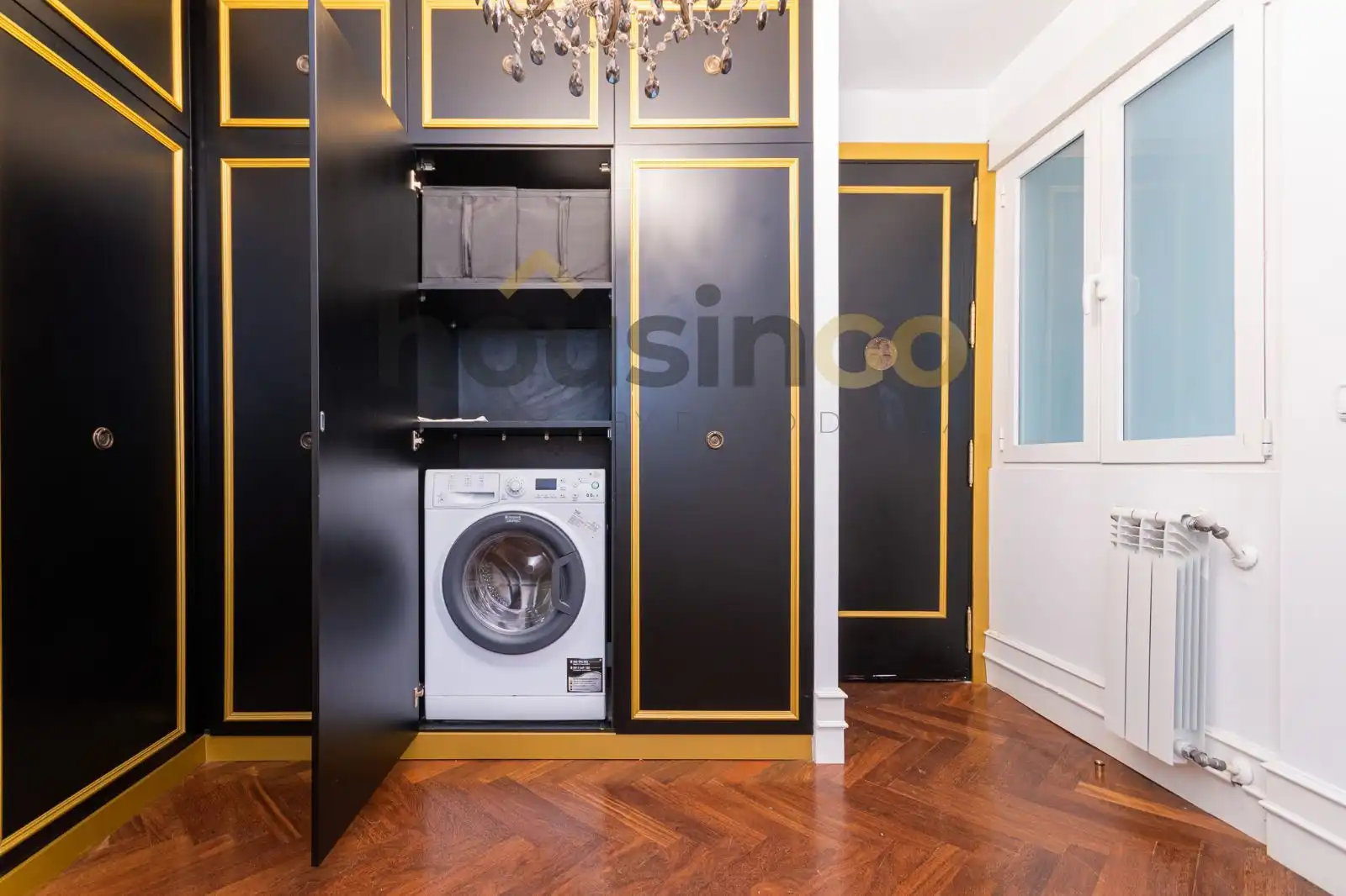 Schlafzimmer von Wohnung zur Miete in Madrid mit Heizung und Möbliert