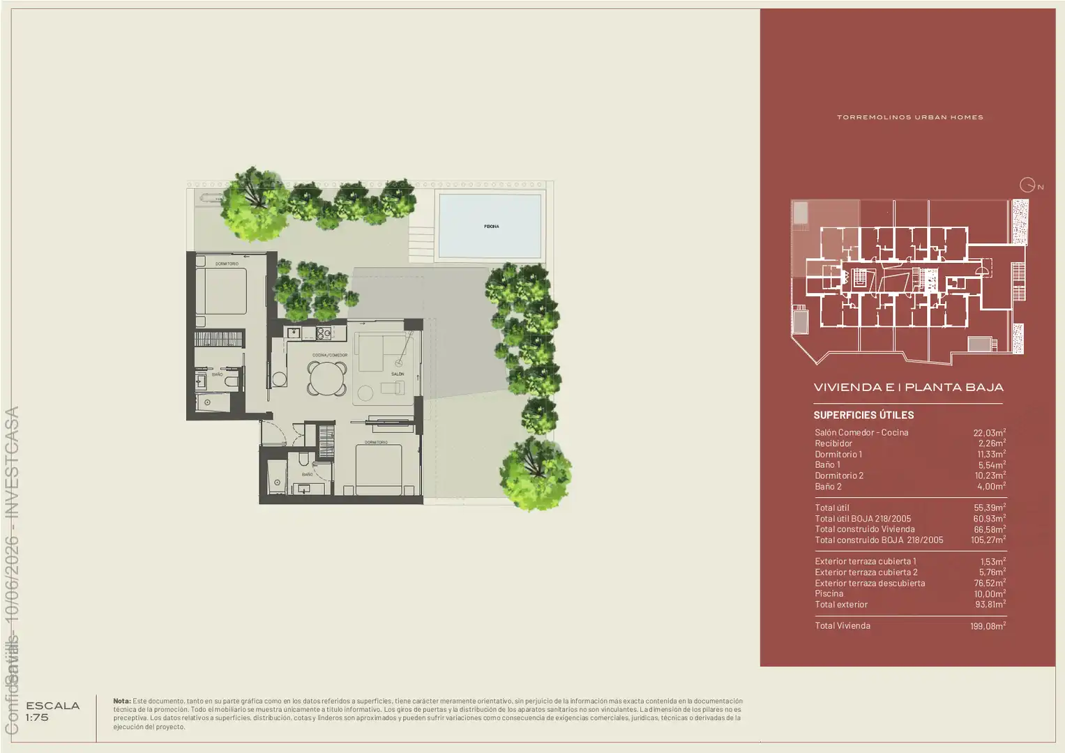 Planta baja en venta en Avenida Palma de Mallorca, 66, El Bajondillo