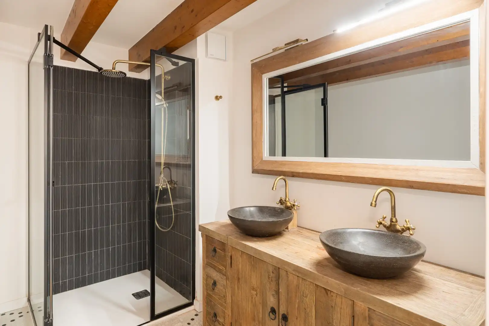 Baño de Casa o chalet en venta en Barcelona con Aire acondicionado, Calefacción y Jardín privado