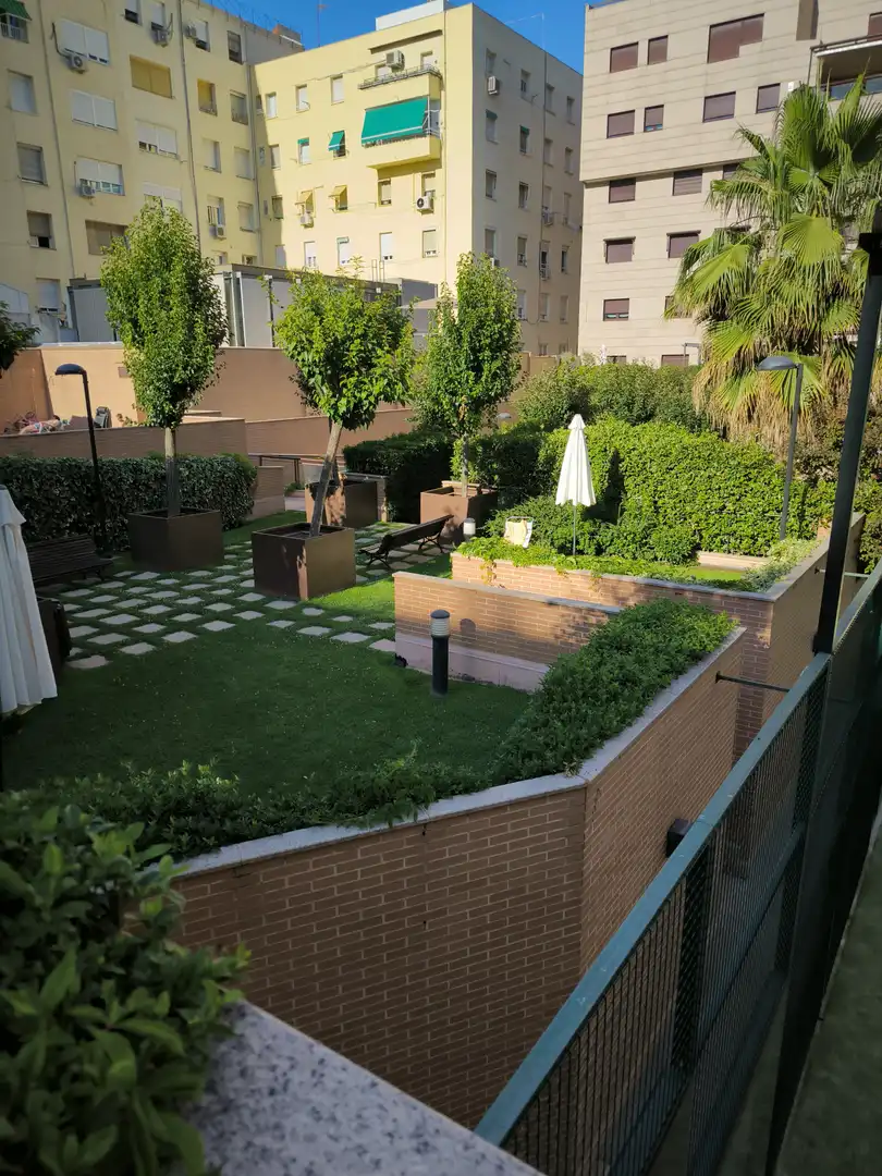 Terrace of Flat for rent in Madrid  with Air Conditioner, Heating and Private garden