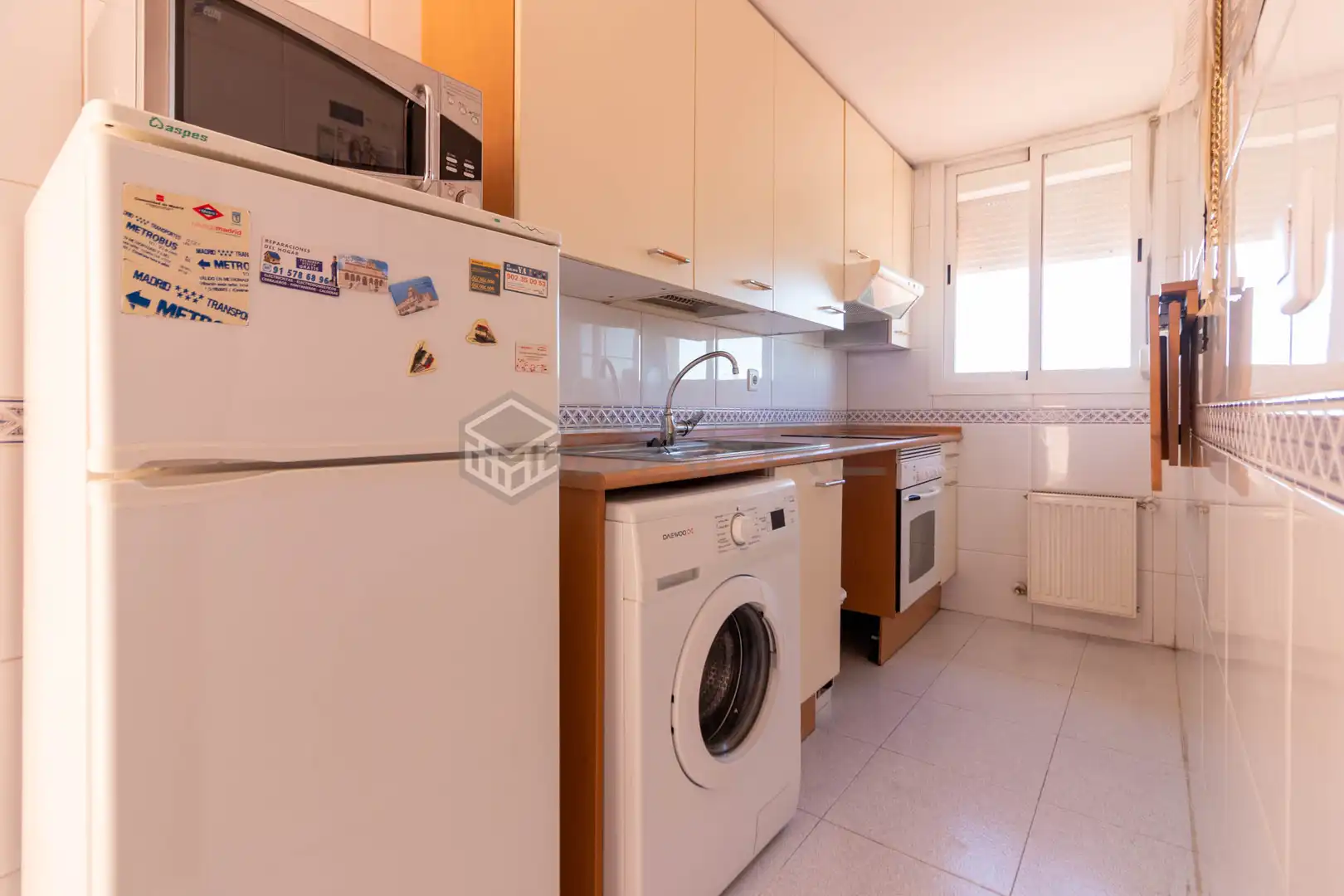 Cuina de Àtic en venda en Madrid amb Aire condicionat, Jardí privat i Parquet