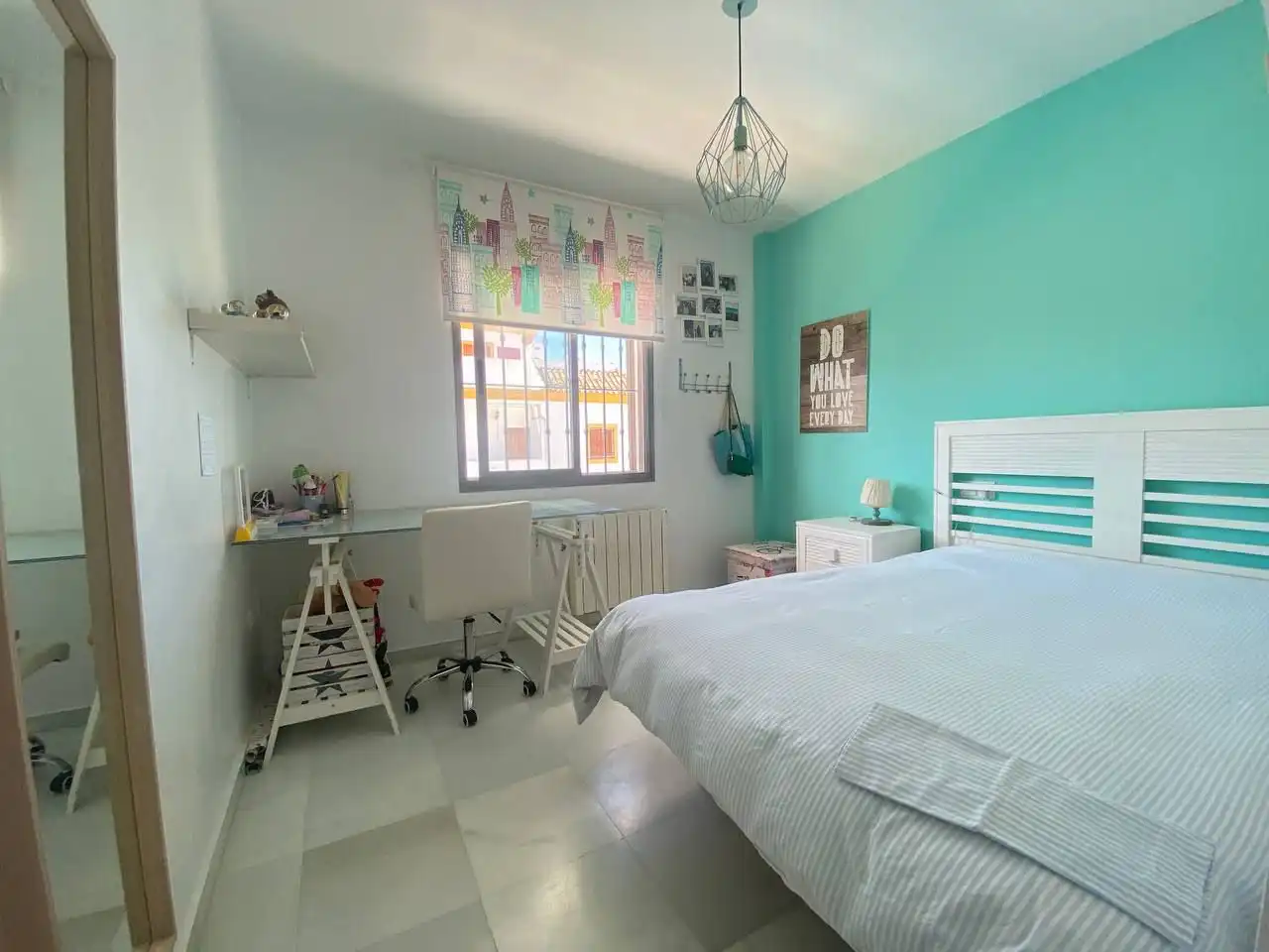 Dormitori de Casa o xalet de lloguer en Islantilla amb Aire condicionat, Terrassa i Balcó