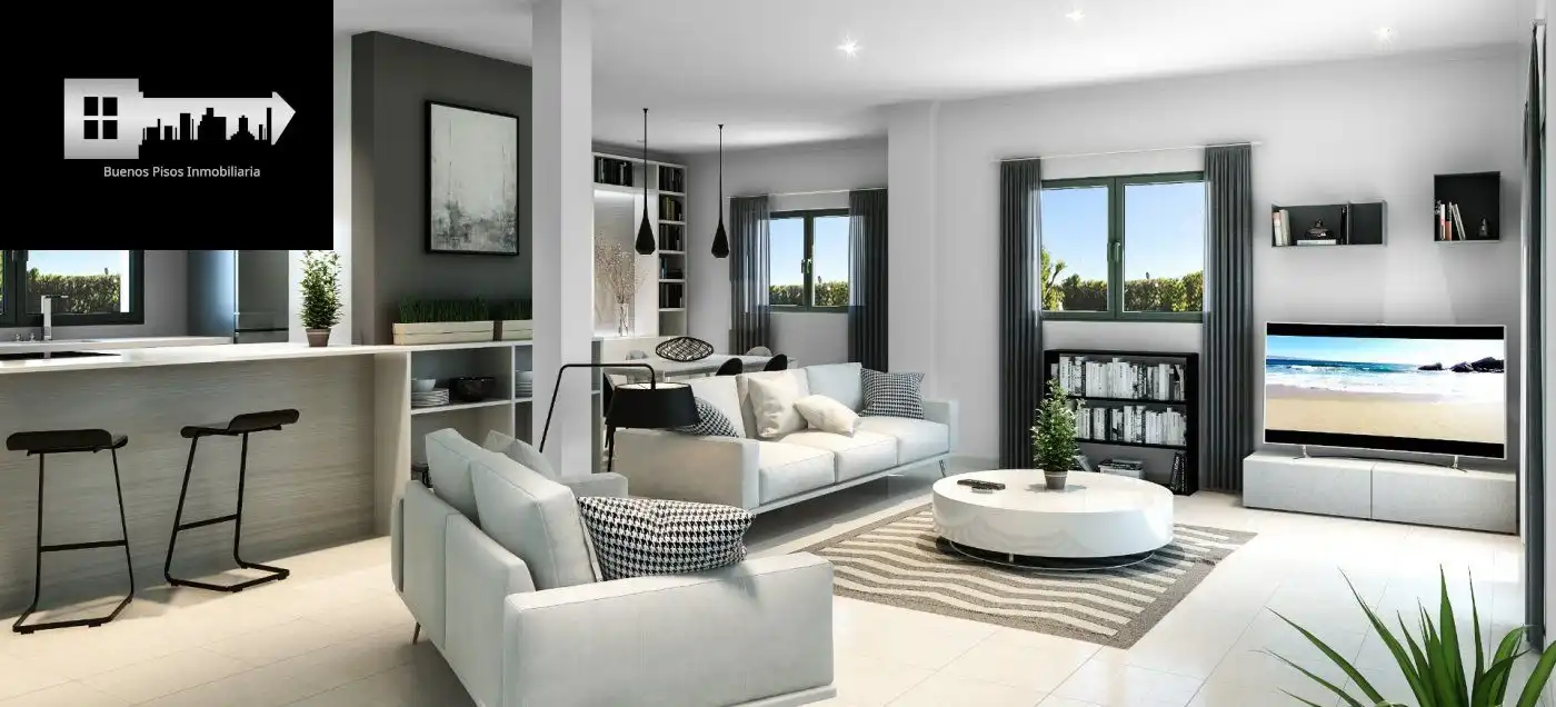 Sala d'estar de Casa o xalet en venda en Elche / Elx amb Aire condicionat, Calefacció i Jardí privat