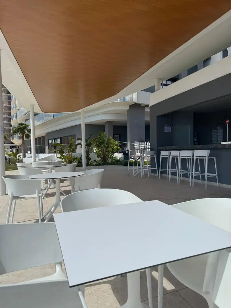 Terrace of Apartments for rent in Benidorm  with Air Conditioner, Heating and Private garden
