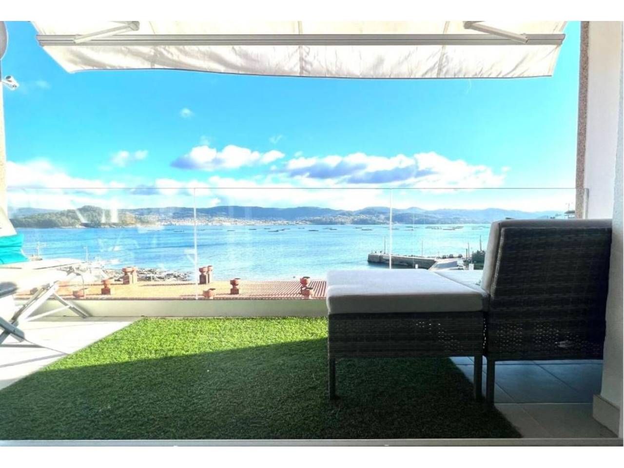 Terrassa de Pis en venda en Poio amb Moblat i Balcó