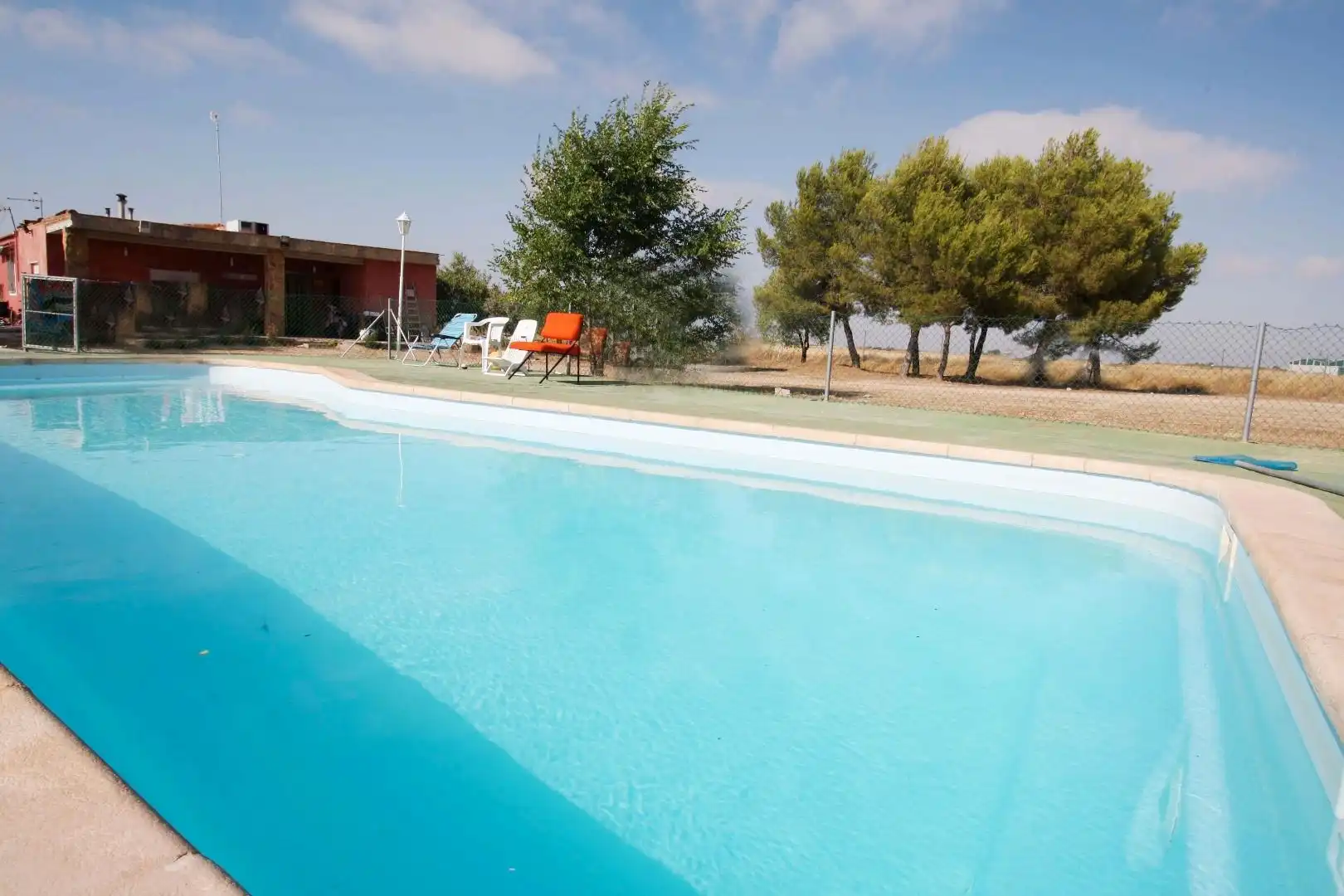 Swimming pool of Houses for sale in  Albacete Capital  with Air Conditioner, Private garden and Terrace