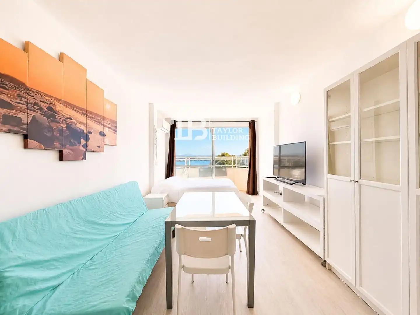 Schlafzimmer von Wohnung zum Verkauf in Calvià mit Klimaanlage, Heizung und Parkett