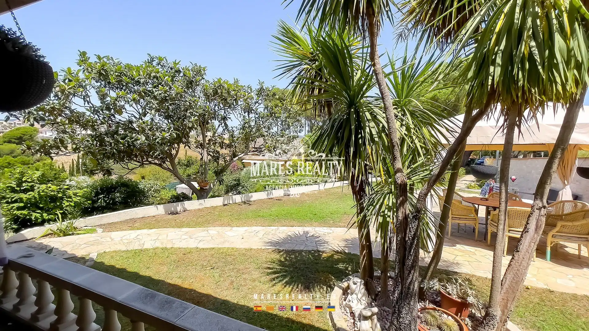 Garten von Haus oder Chalet zum Verkauf in Lloret de Mar mit Klimaanlage, Heizung und Privatgarten