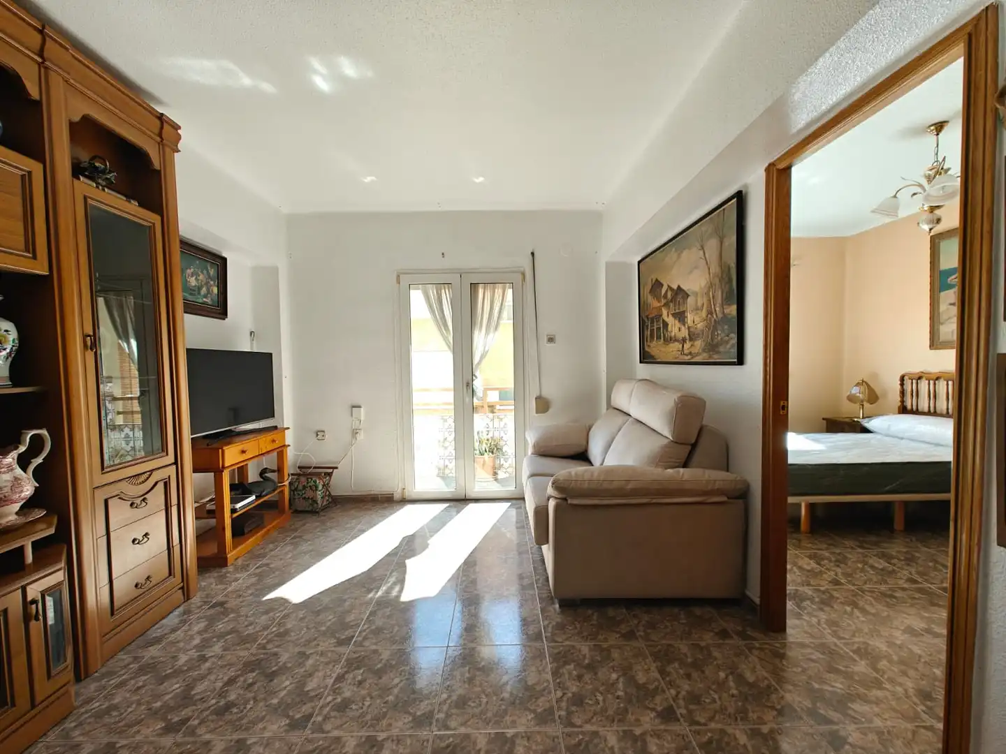 Wohnzimmer von Wohnung zum Verkauf in Mislata mit Klimaanlage, Möbliert und Balkon