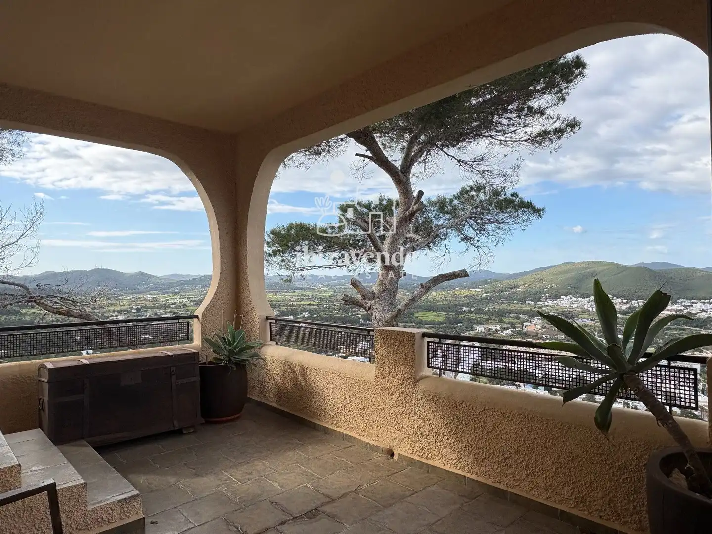 Terrassa de Casa o xalet de lloguer en Santa Eulària des Riu amb Calefacció, Terrassa i Piscina