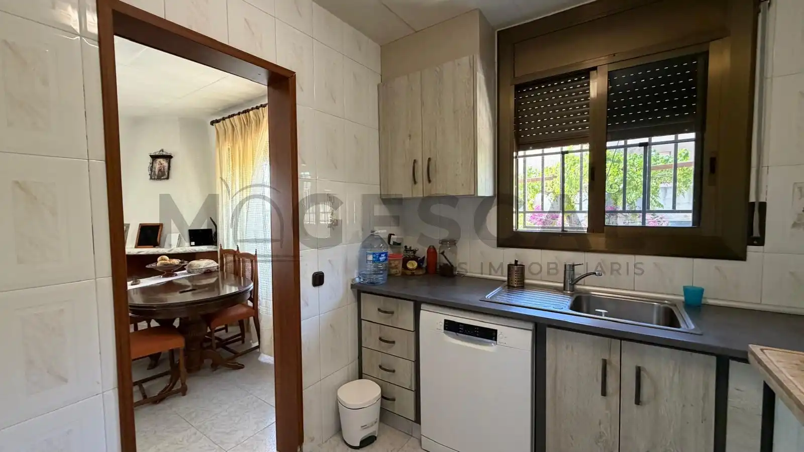Küche von Wohnung zum Verkauf in Caldes de Montbui mit Heizung, Terrasse und Abstellraum