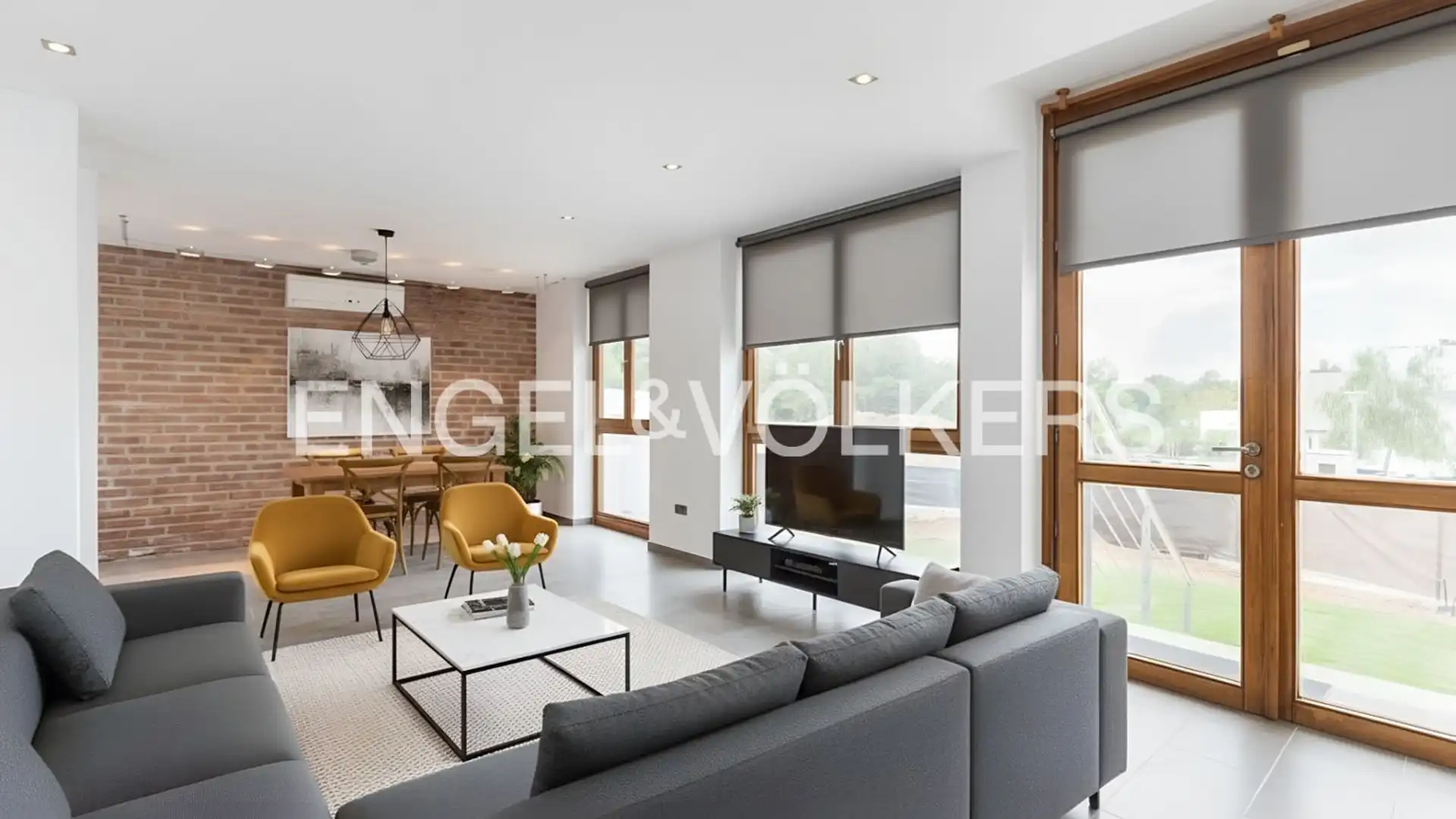 Wohnzimmer von Haus oder Chalet zum Verkauf in Chiva mit Klimaanlage, Heizung und Privatgarten