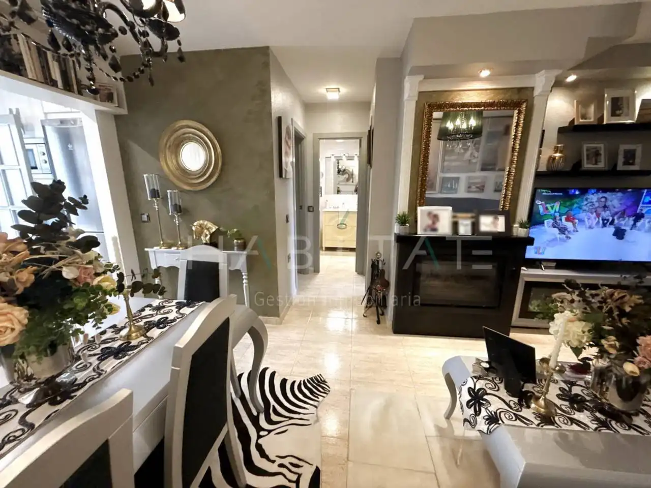 Sala d'estar de Casa o xalet en venda en Pilar de la Horadada amb Aire condicionat, Jardí privat i Terrassa