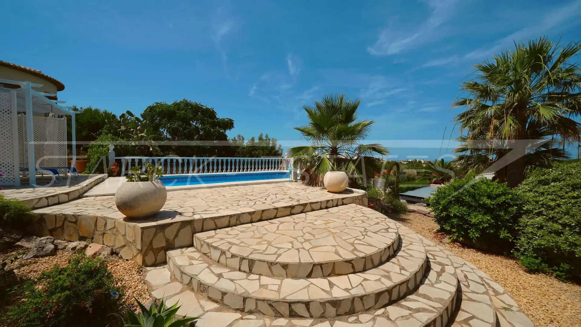 Terrace of Houses for sale in El Ràfol d'Almúnia  with Air Conditioner, Private garden and Swimming Pool