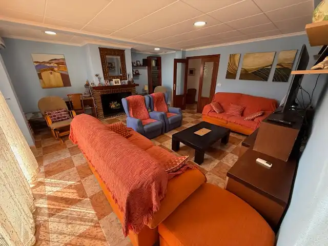 Sala de estar de Casa o chalet en venta en Alzira con Aire acondicionado, Jardín privado y Terraza