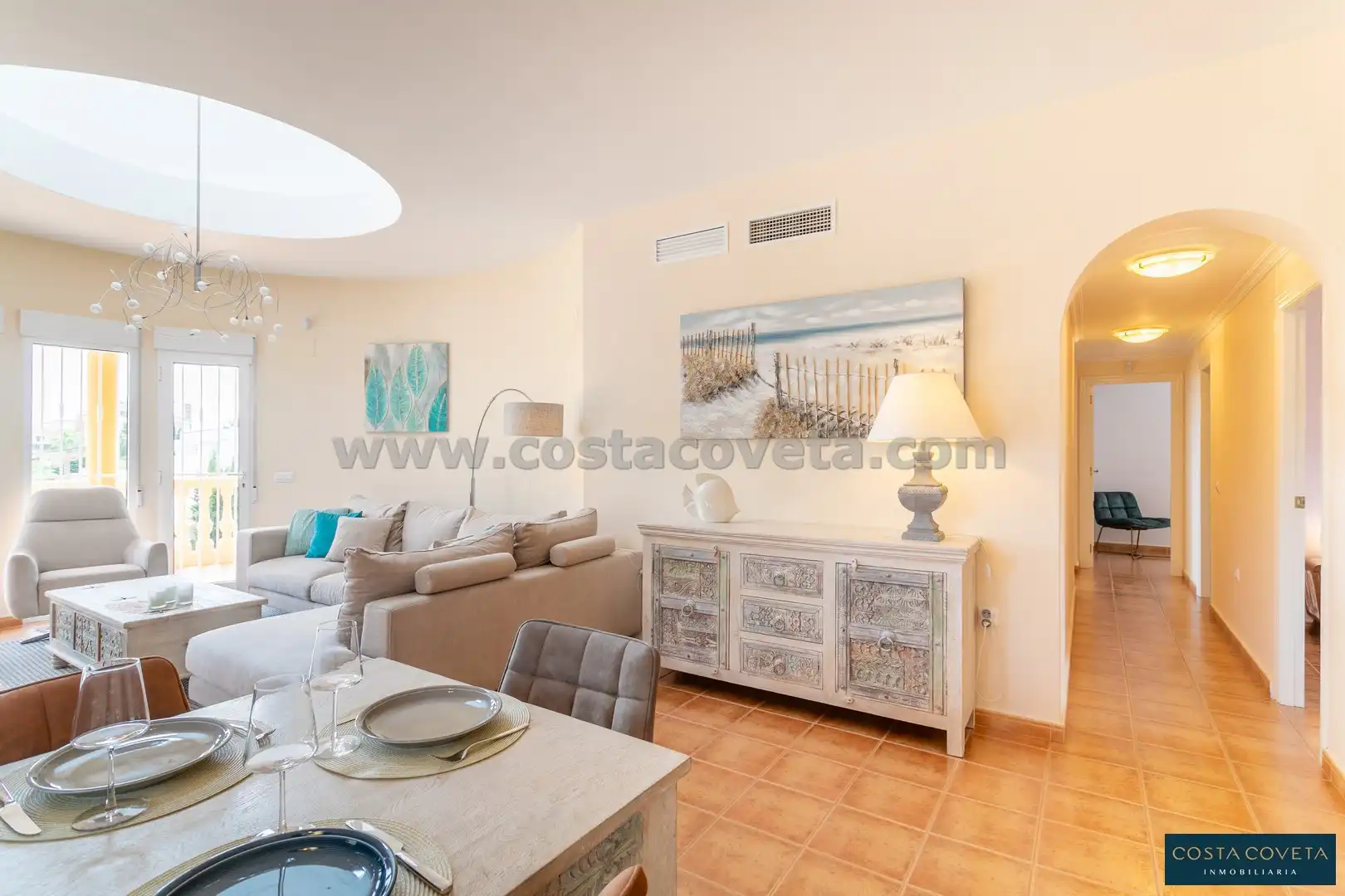 Living room of Houses for sale in El Campello  with Air Conditioner, Private garden and Terrace