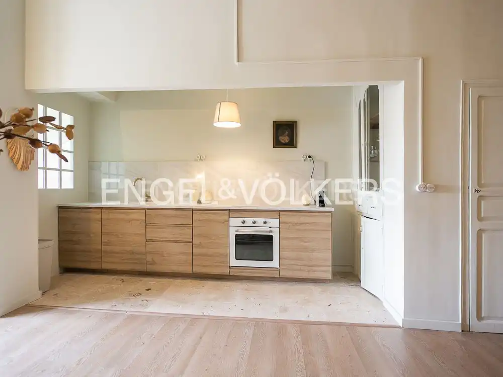 Küche von Wohnung zur Miete in Valencia mit Klimaanlage, Heizung und Parkett
