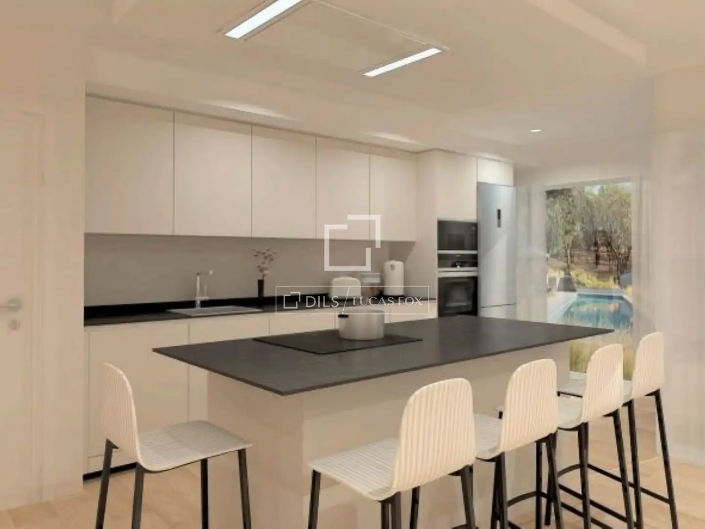 Cocina de Casa o chalet en venta en Las Rozas de Madrid con Calefacción, Jardín privado y Terraza