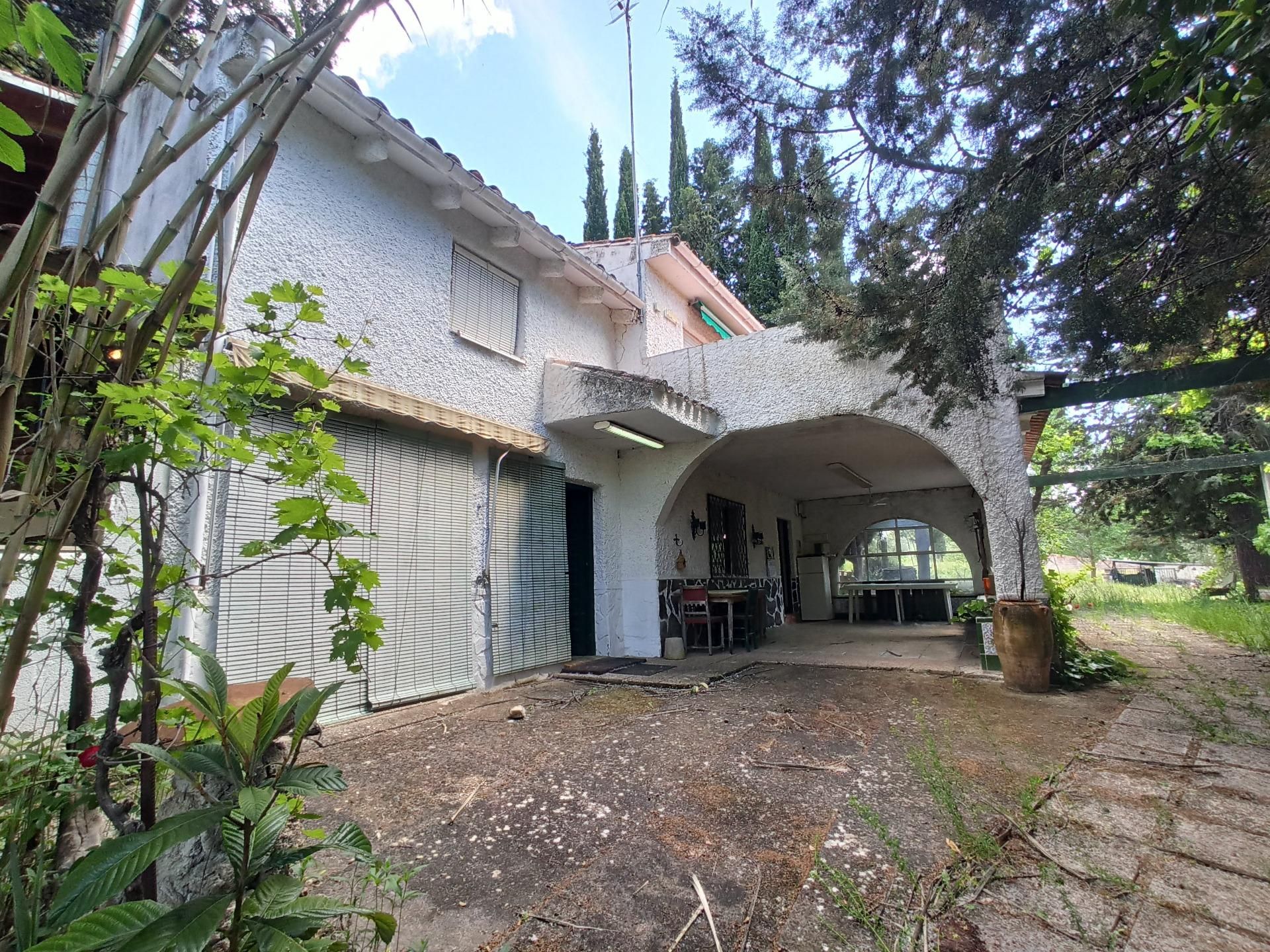 Exterior view of House or chalet for sale in Villaverde de Guadalimar  with Heating, Private garden and Terrace