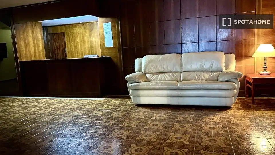 Sala de estar de Piso de alquiler en Barcelona con Aire acondicionado, Calefacción y Amueblado