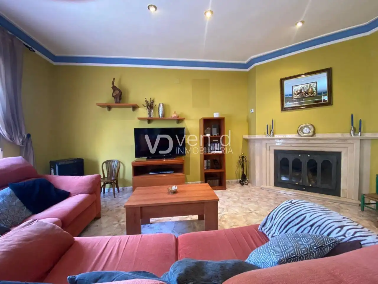Sala de estar de Casa o chalet en venta en Anna con Aire acondicionado y Terraza