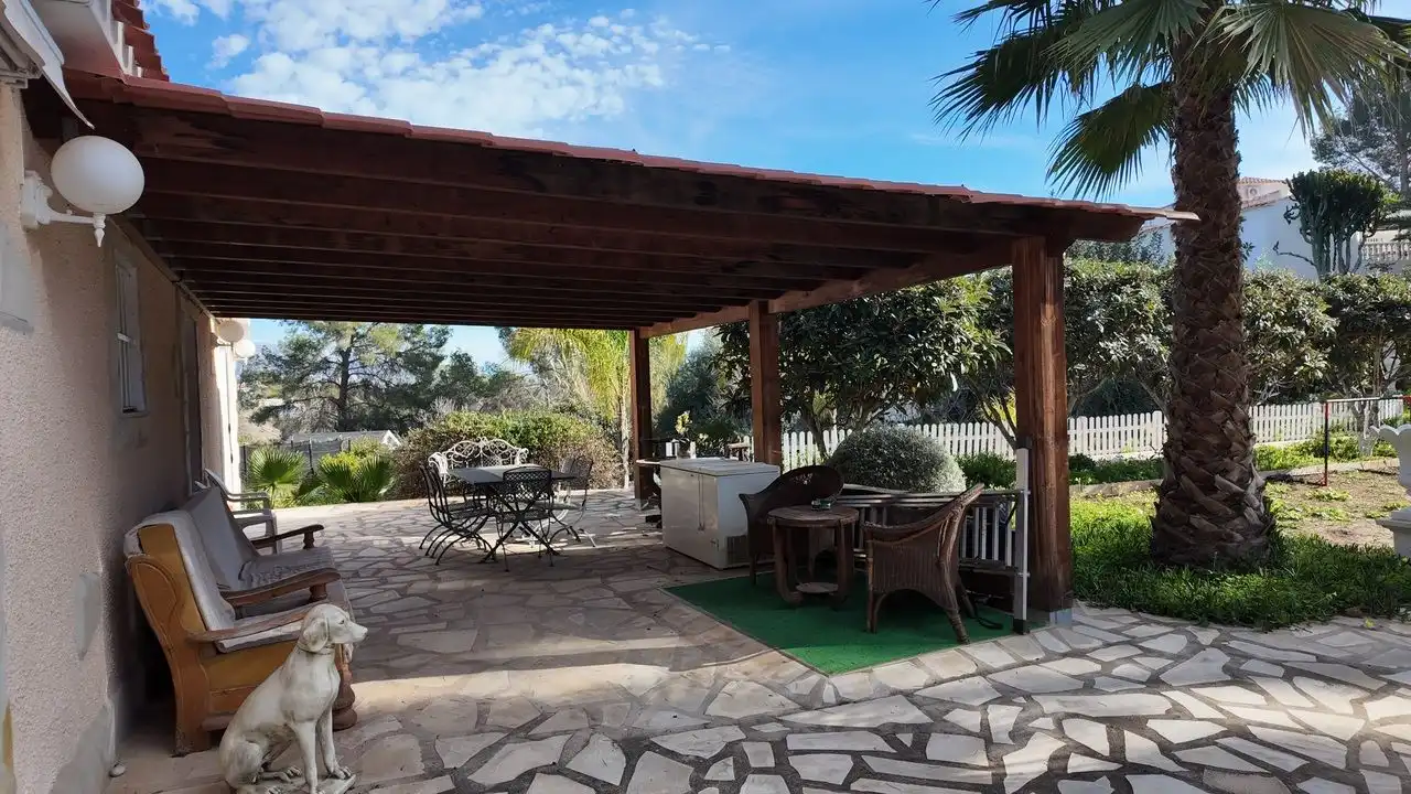 Terraza de Casa o chalet en venta en L'Alfàs del Pi con Aire acondicionado, Calefacción y Jardín privado