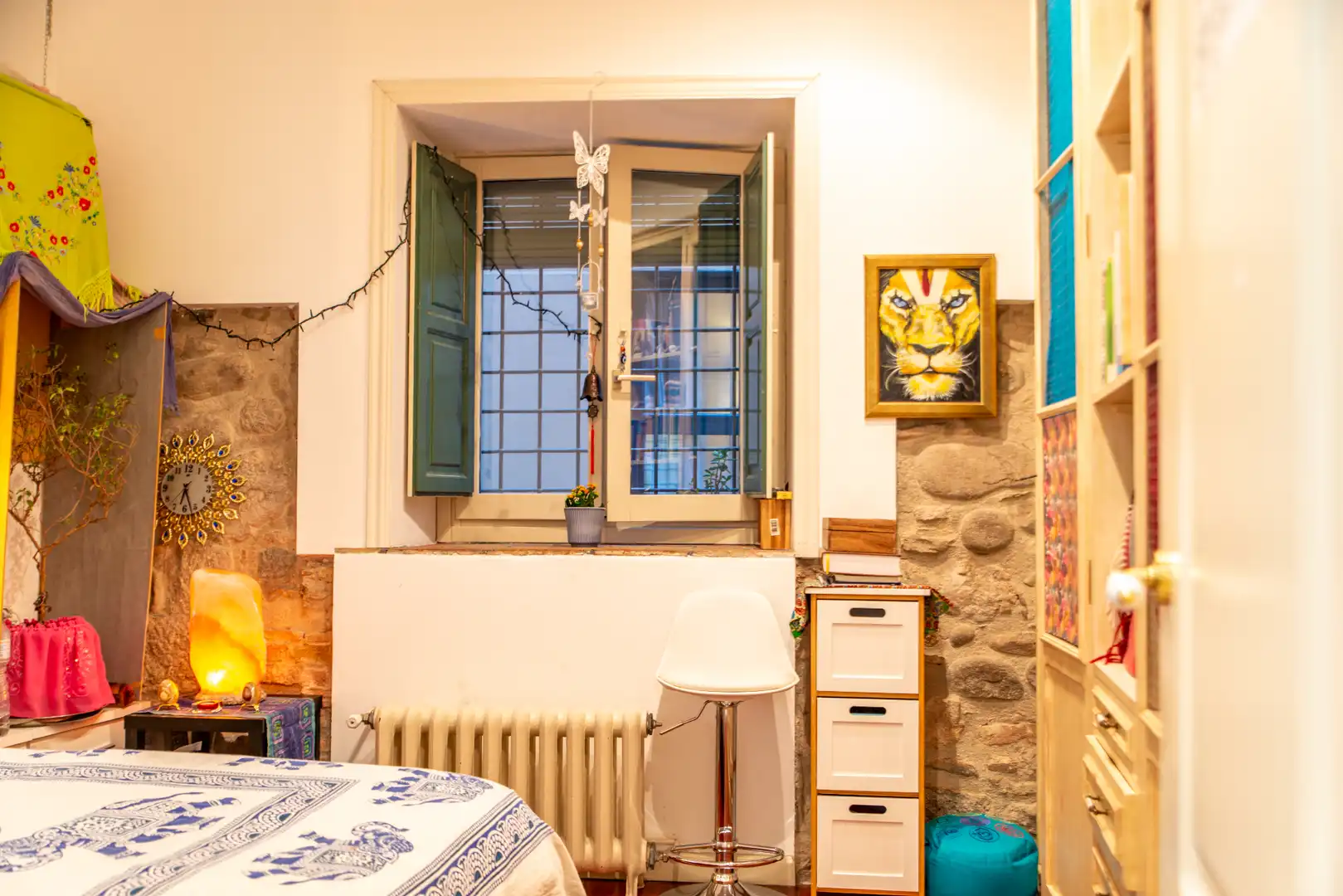 Schlafzimmer von Maisonette zur Miete in Girona mit Heizung, Möbliert und Ofen