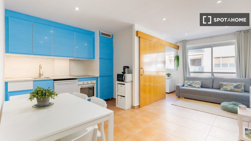 Kitchen of Flat to rent in Sant Cugat del Vallès  with Air Conditioner, Heating and Furnished