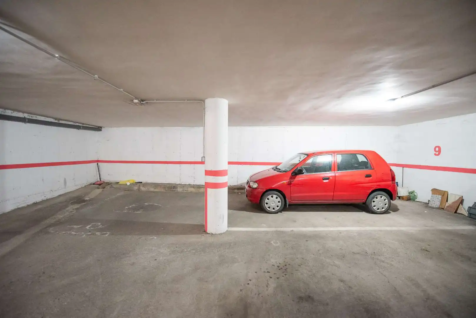 Parking of Flat for sale in Plasencia  with Air Conditioner, Heating and Furnished