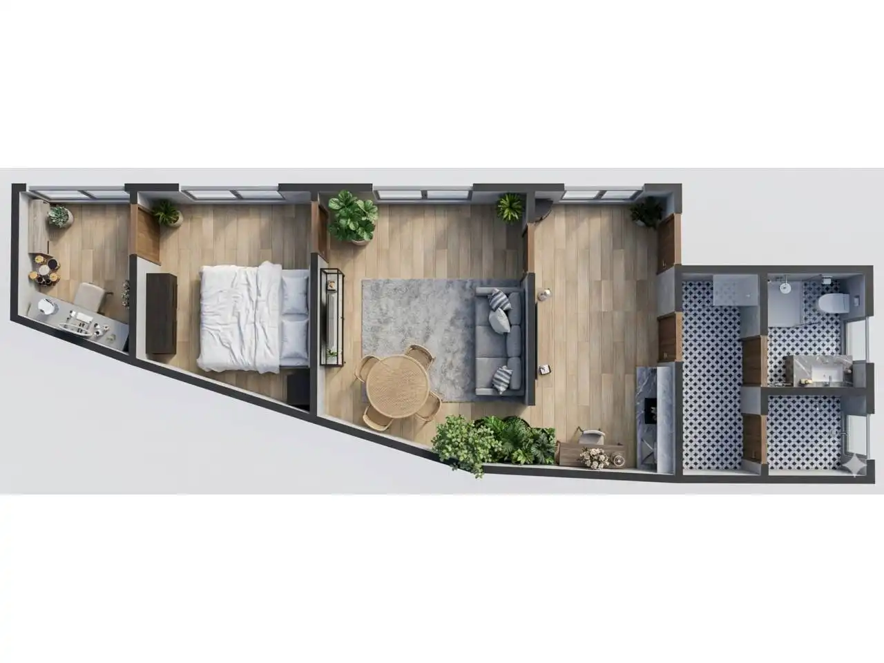 Bedroom of Flat for sale in Barcelona  with Air Conditioner