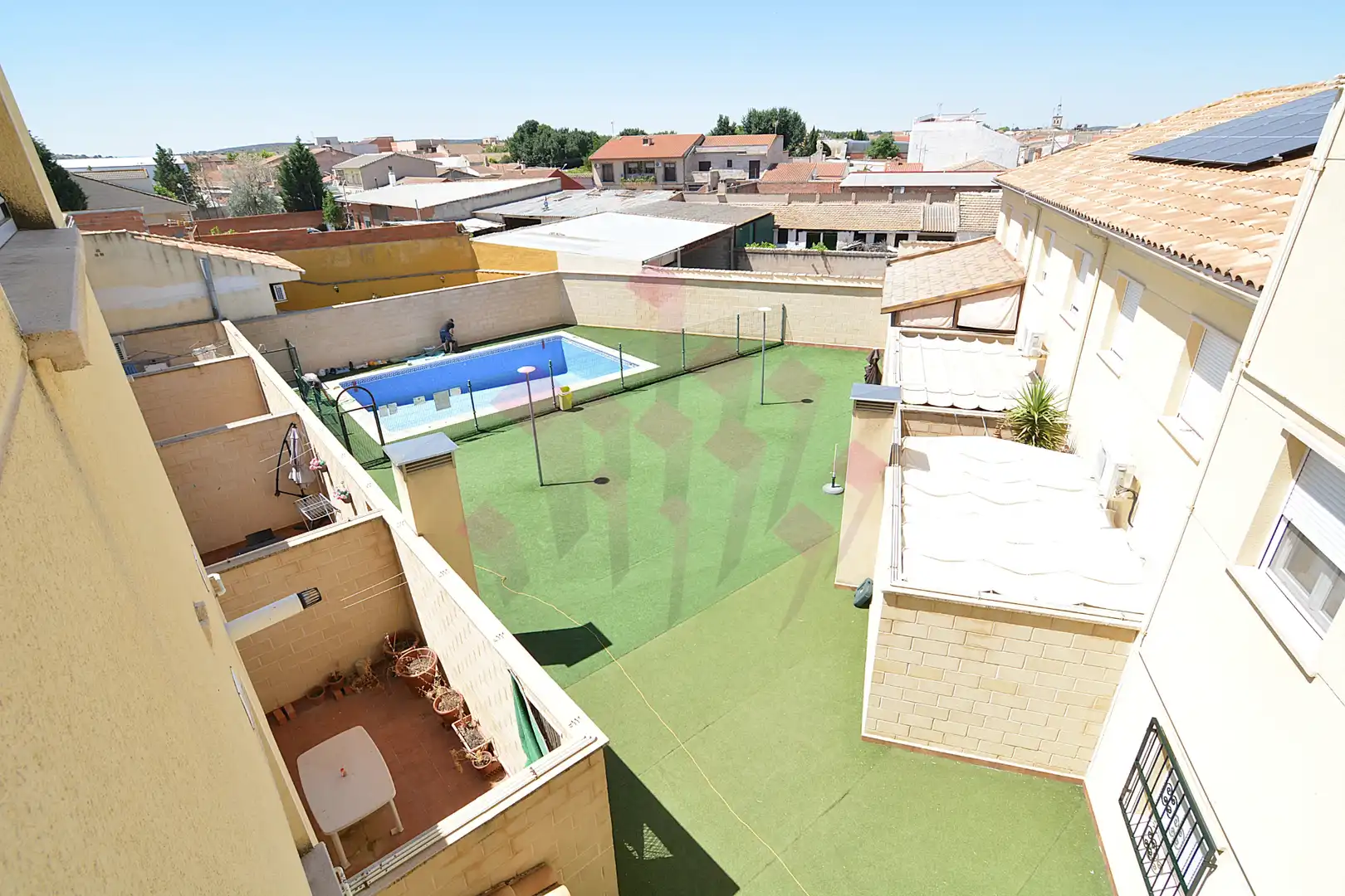 Terrace of Flat for sale in Carrión de Calatrava  with Air Conditioner, Heating and Furnished