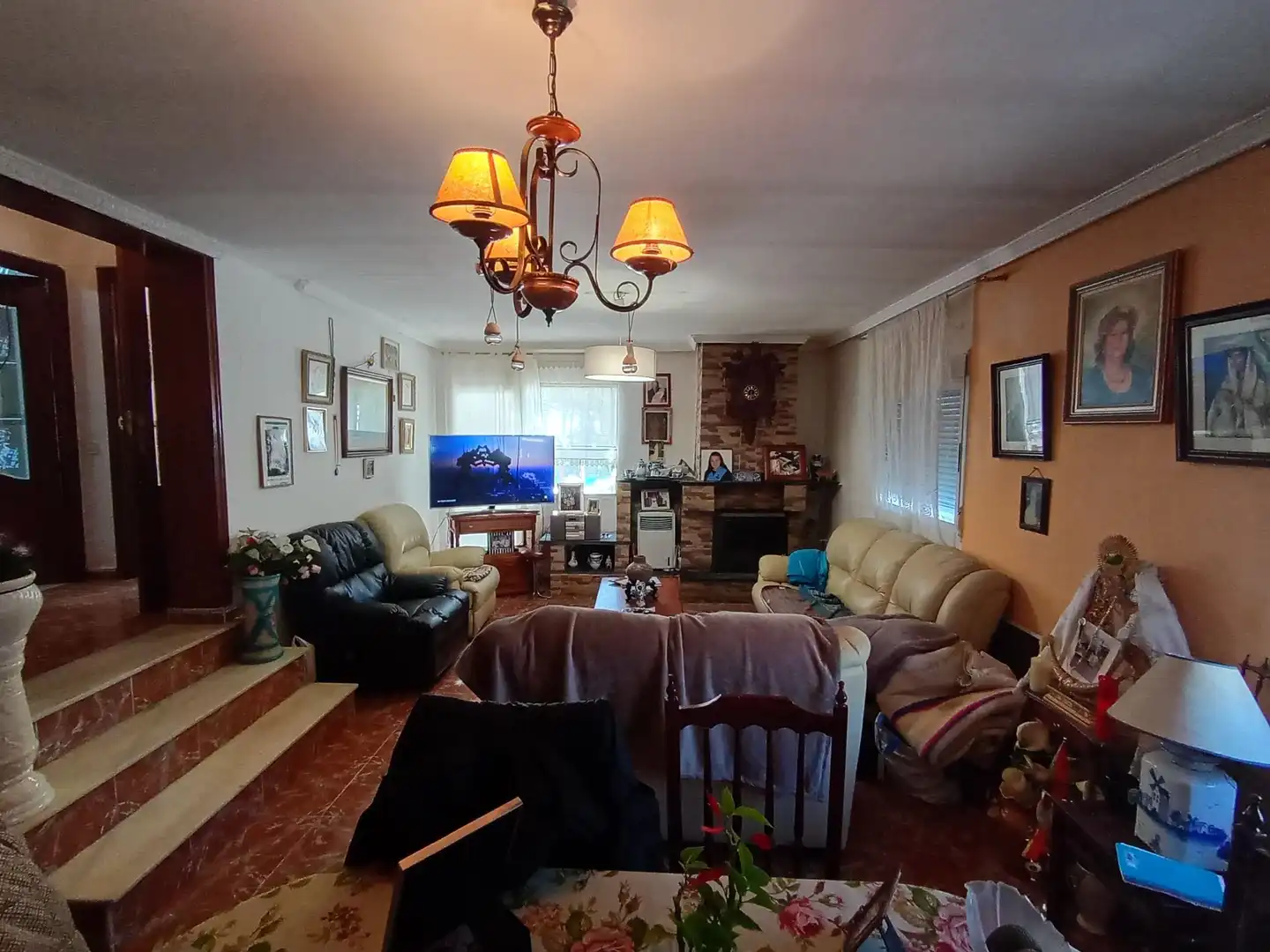 Living room of Houses for sale in Quijorna  with Heating, Private garden and Terrace