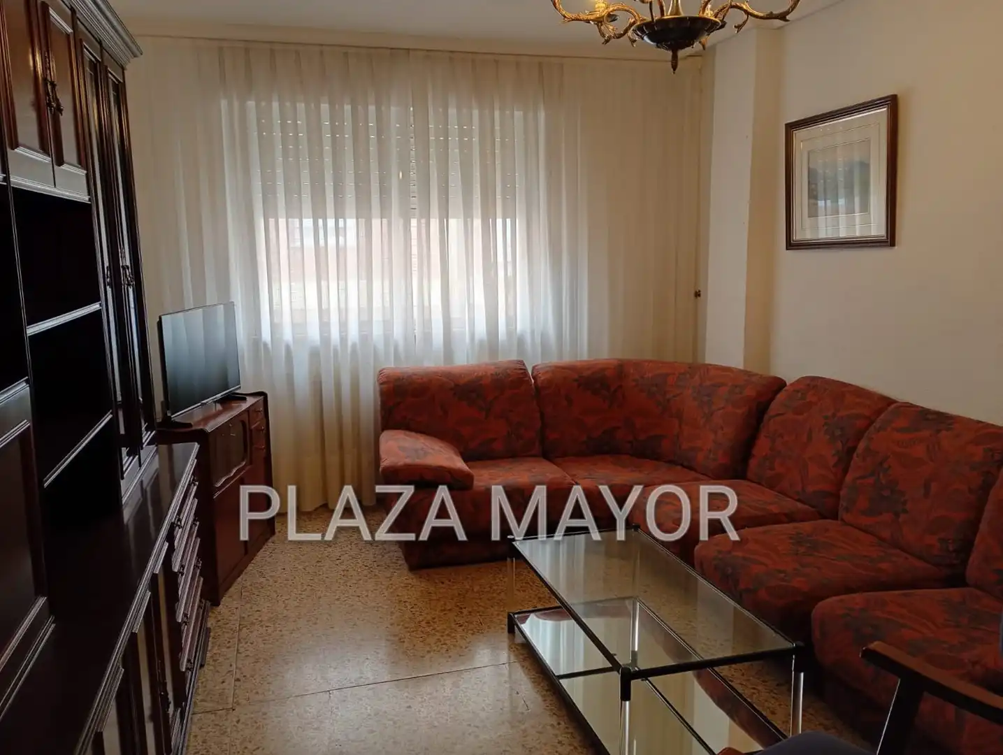 Living room of Flat for sale in Salamanca  with Heating, Furnished and Balcony