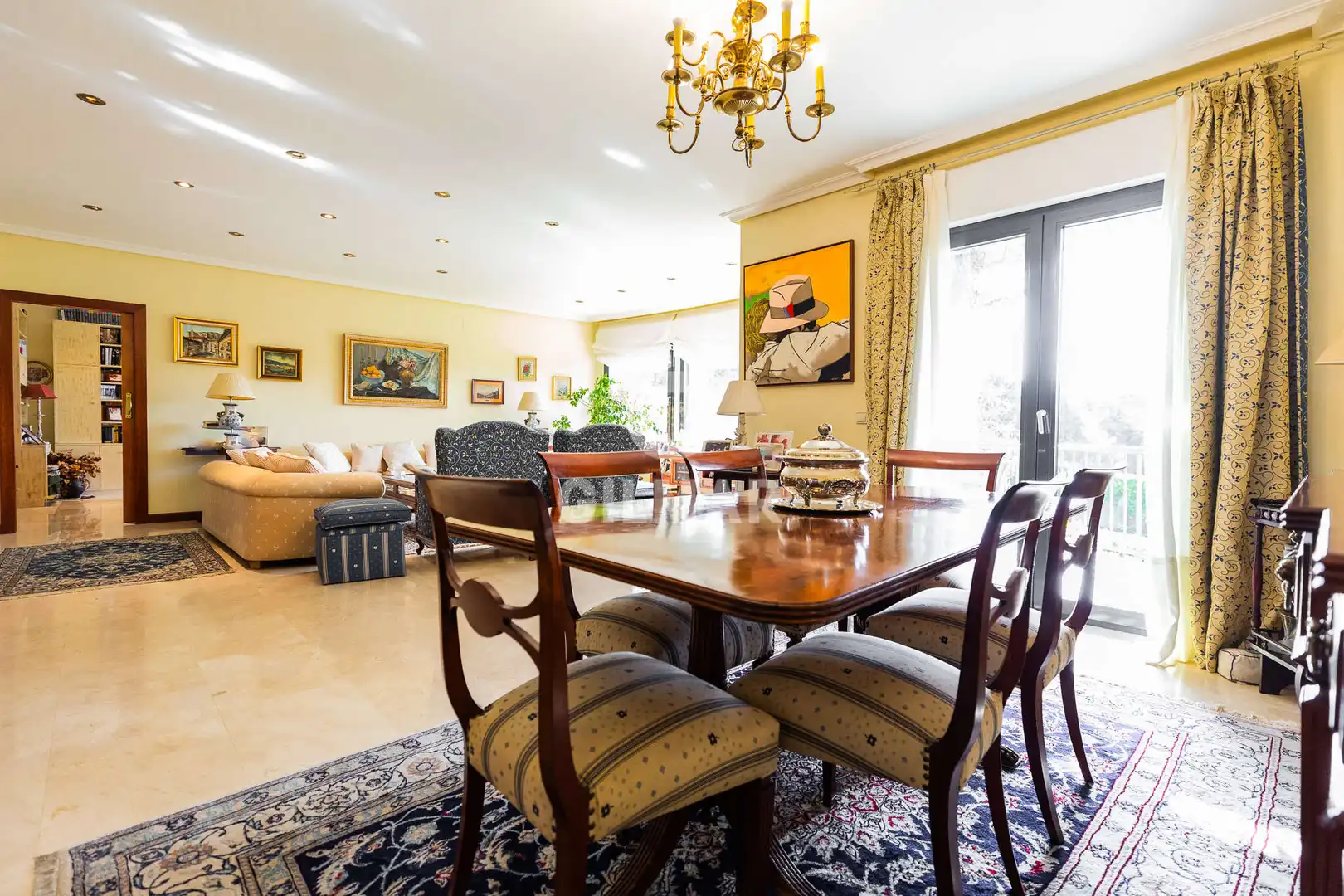 Dining room of Houses for sale in Hoyo de Manzanares  with Heating, Private garden and Swimming Pool