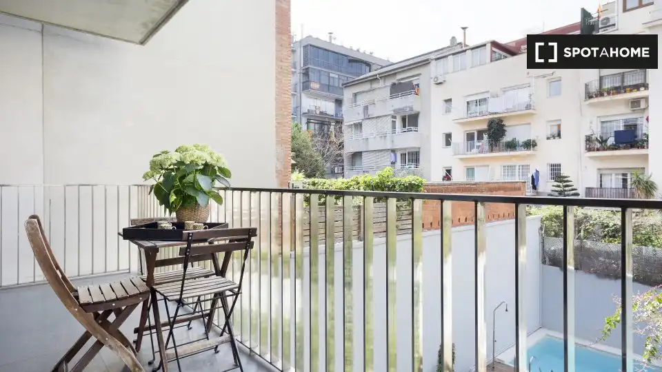 Appartamento con terrazza in affitto a Sarrià - Sant Gervasi, imagen 5