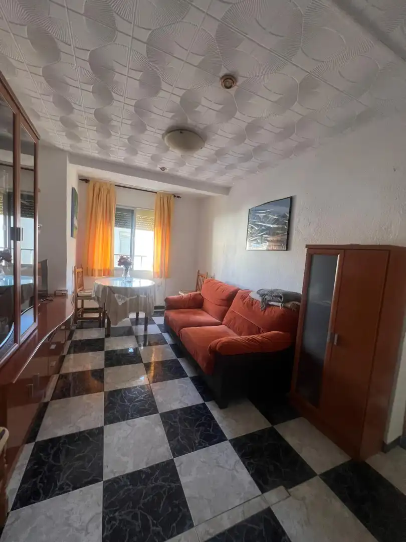 Sala de estar de Piso de alquiler en Granada con Amueblado y Balcón