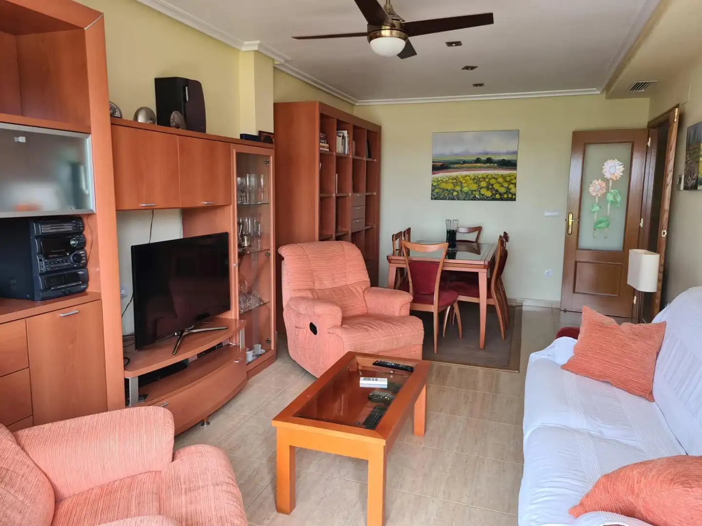 Living room of Flat for sale in Elche / Elx  with Air Conditioner, Heating and Terrace