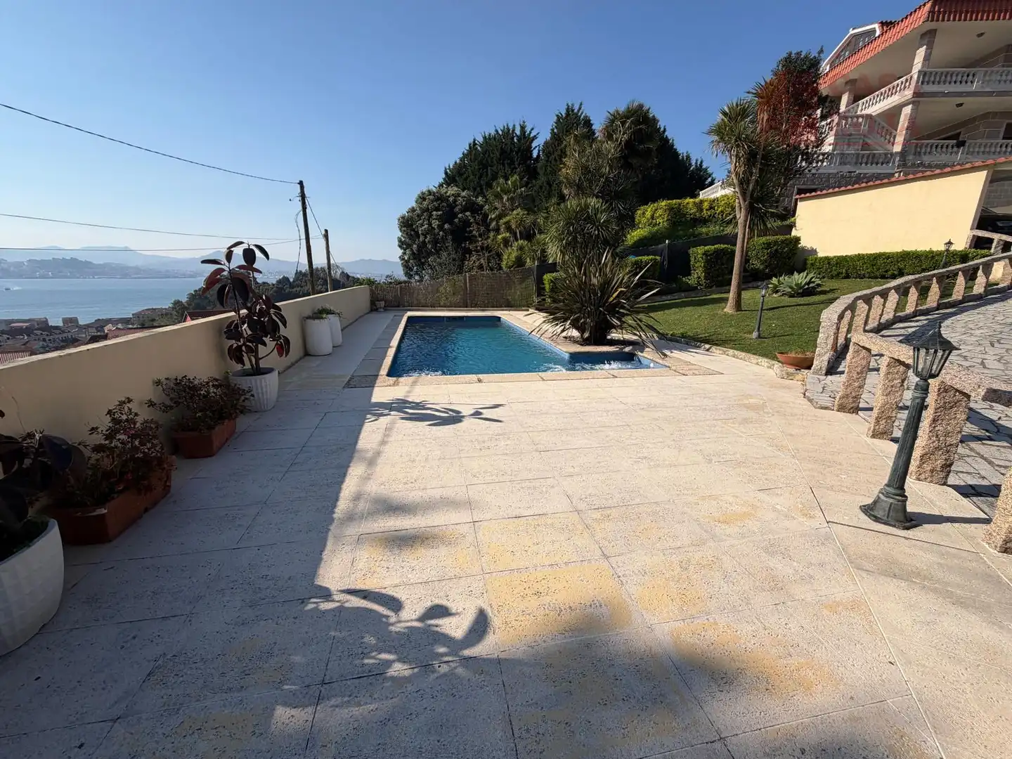 Piscina de Casa o chalet en venta en Moaña con Calefacción, Terraza y Trastero