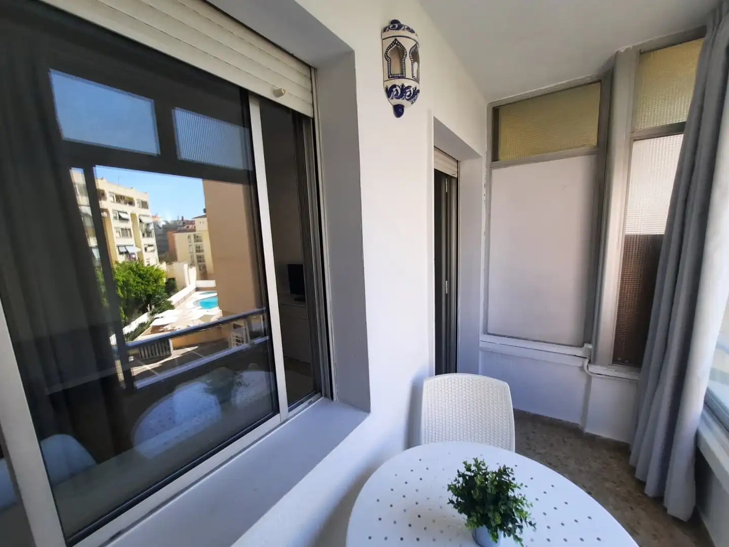 Terrassa de Estudi de lloguer en Torremolinos amb Aire condicionat, Calefacció i Terrassa