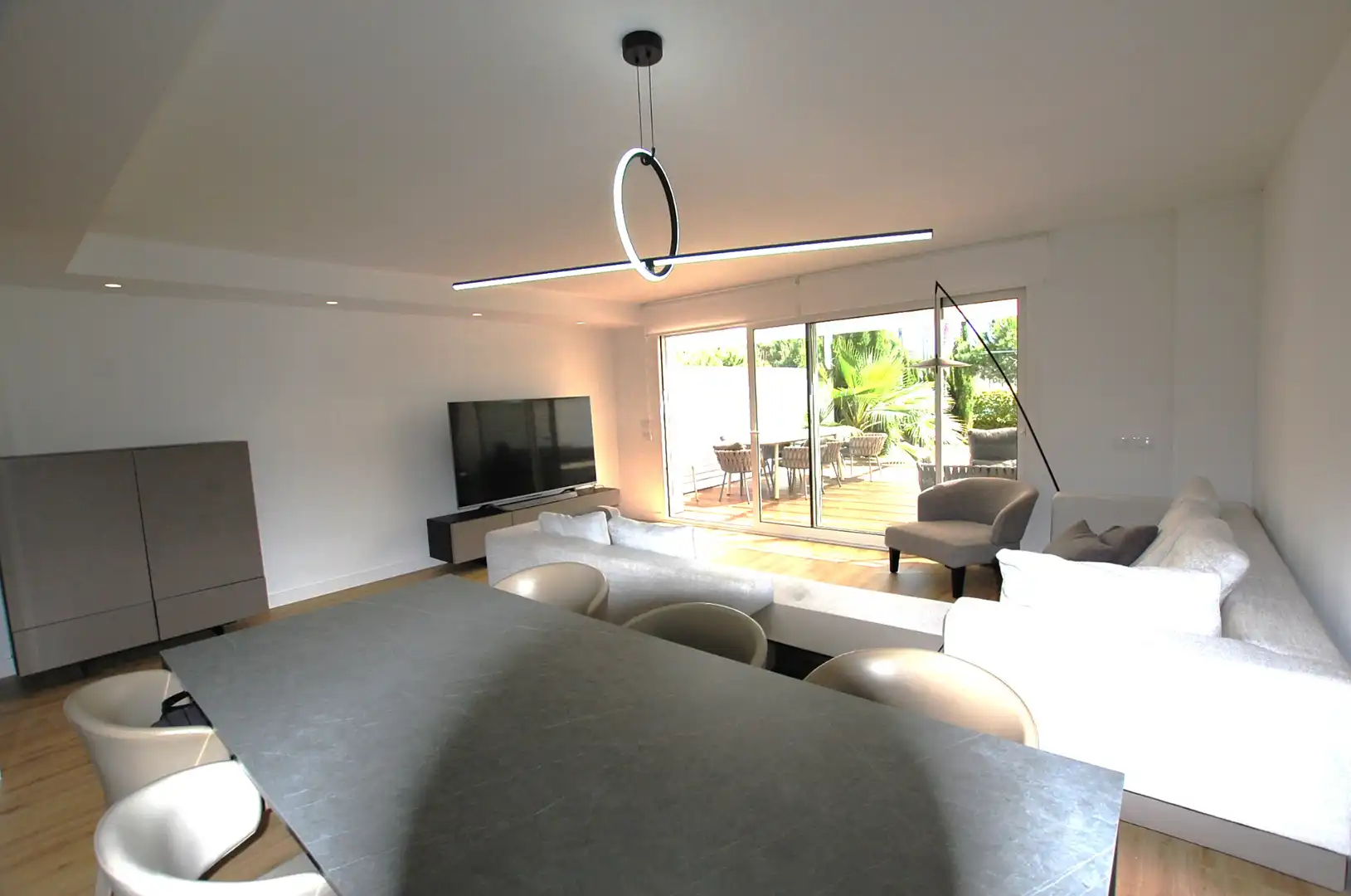 Living room of Detached homes for rent in Gavà  with Air Conditioner, Heating and Private garden