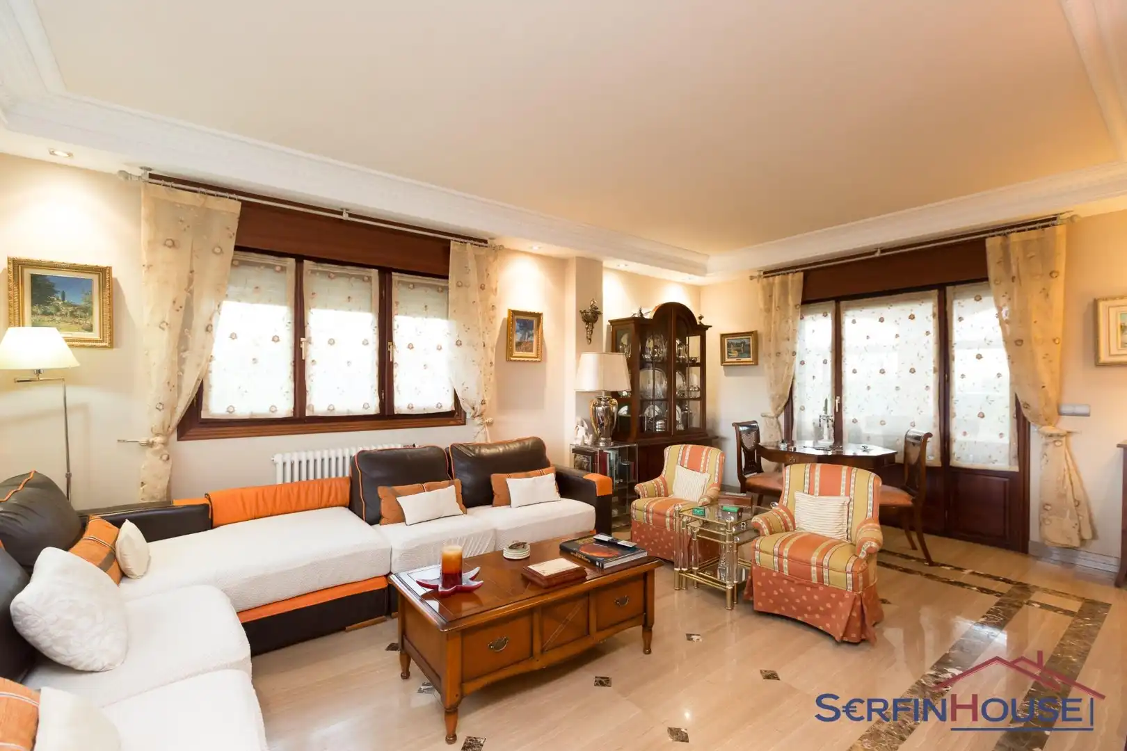 Sala de estar de Casa o chalet en venta en Meruelo con Calefacción, Jardín privado y Terraza