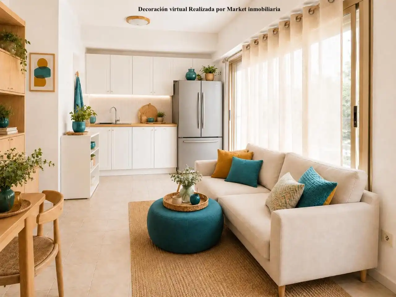 Living room of Flat for sale in Santa Pola  with Air Conditioner, Terrace and Swimming Pool