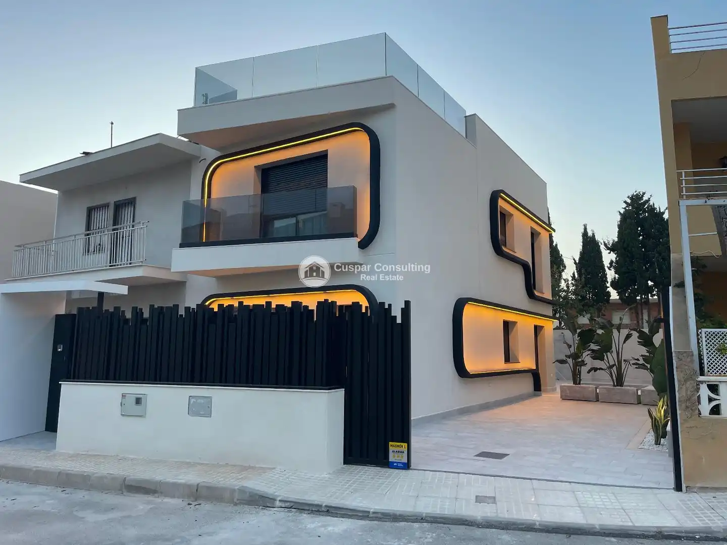 Vista exterior de Casa o chalet en venta en Pilar de la Horadada con Aire acondicionado, Terraza y Trastero