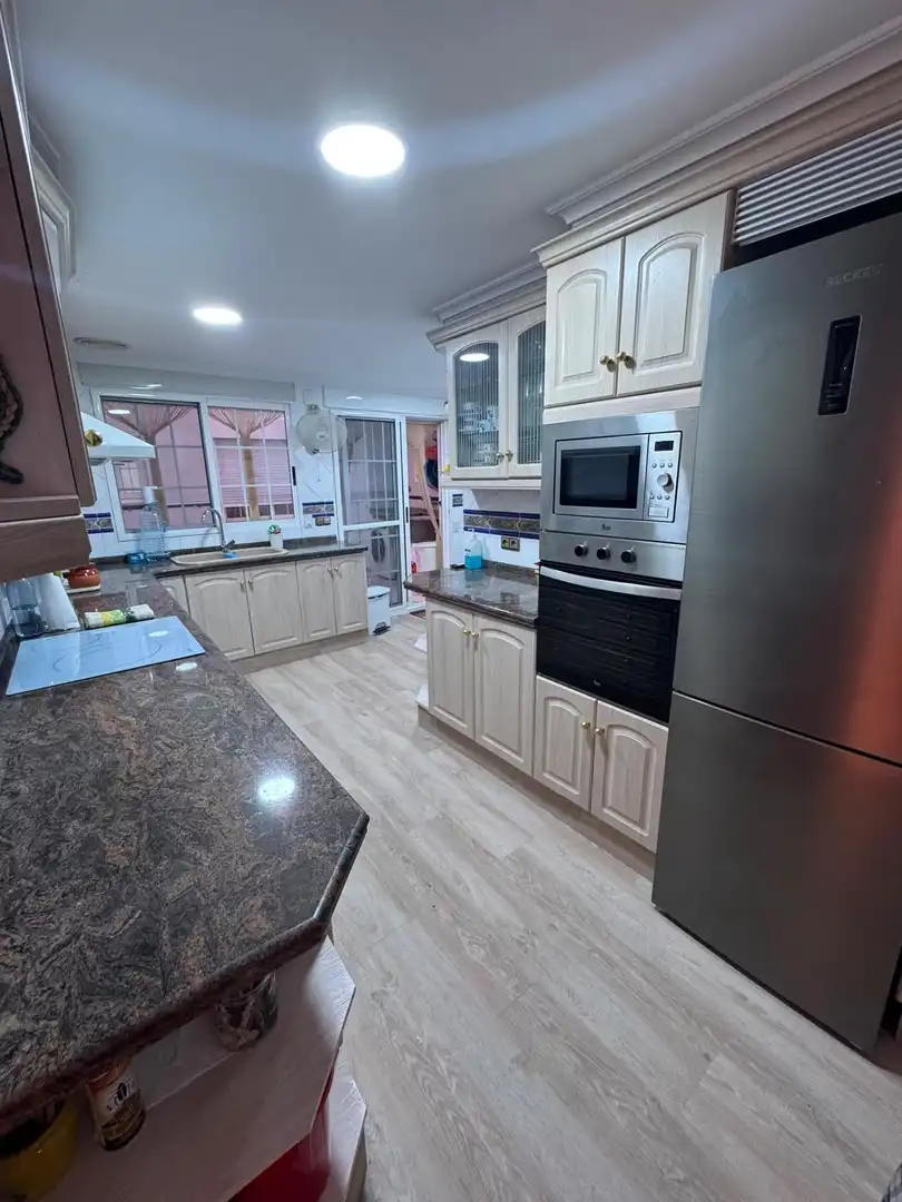 Kitchen of Flat for sale in Torrent  with Air Conditioner, Terrace and Furnished